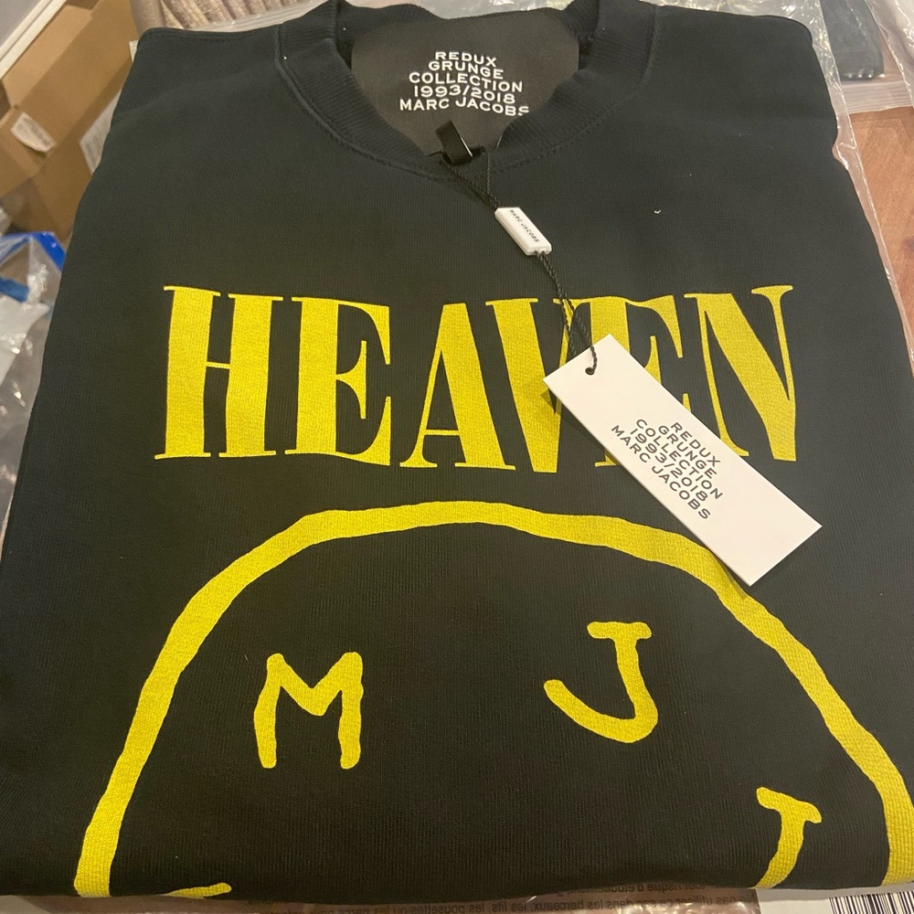 MARC JACOBS Redux Grunge Collection 1993/2018 HEAVEN oversize sweatshirt